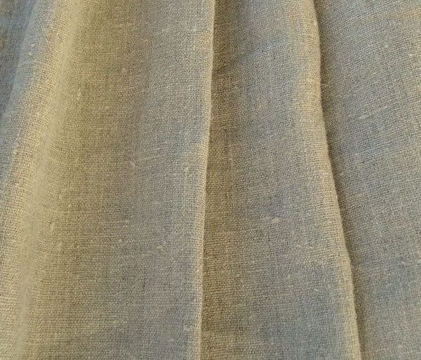 toile de lin couleur gris