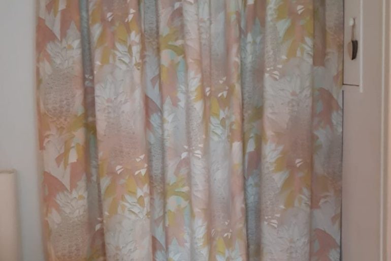 rideau de porte imprimé