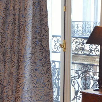 rideau motif fenêtre
