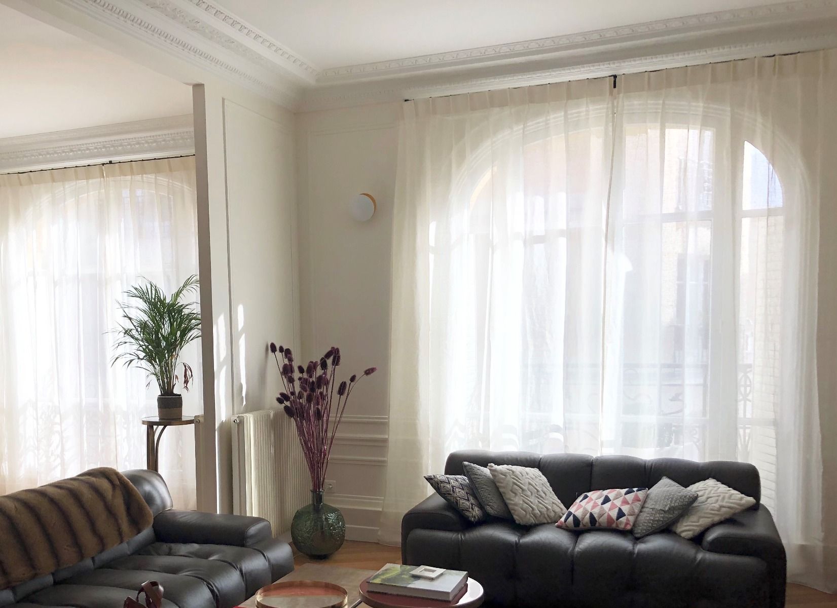 RIDEAU ETAMINE PURO LINO NATUREL