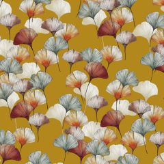 RIDEAU CELINE FOND JAUNE CUMIN