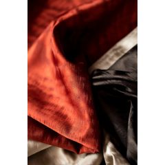 RIDEAU TAFFETAS MOIRÉ BRIQUE