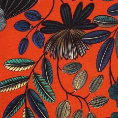 STORE BATEAU ORPHEE MULTICOLORE FOND ORANGE