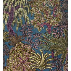 STORE BATEAU MAJORELLE JAUNE FOND CANARD SUR VELOURS