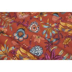 STORE BATEAU JACOBINE MULTICOLORE FOND ROSE TERRA