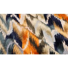 STORE BATEAU IKAT JACQUARD MARINE / ORANGE
