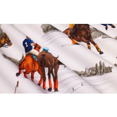 STORE BATEAU ESTANCIA MULTICOLORE FOND PARCHEMIN