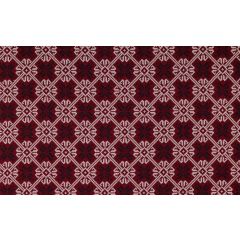 STORE BATEAU FLOCONS D'ALPAGA JACQUARD DE LAINE ROUGE / BLEU