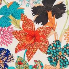 COUSSIN KIMONO FLOWERS FOND CREME