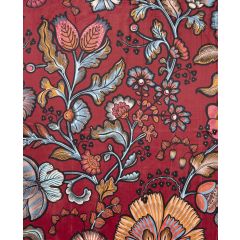 COUSSIN INDIENNE FOND BORDEAUX SUR VELOURS