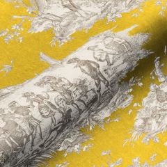 JETÉ DE LIT HISTOIRE D'EAU FOND MOUTARDE