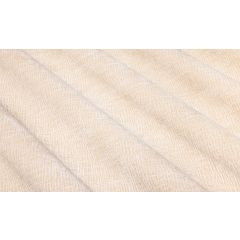 JETÉ DE LIT VELOURS FROISSÉ BEIGE