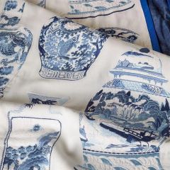 RIDEAU QINGHUA BLUE PORCELAIN