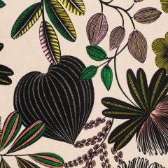 RIDEAU ORPHEE MULTICOLORE FOND CREME