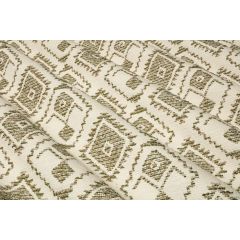 RIDEAU NAMATA JACQUARD VERT MOUSSE/BEIGE