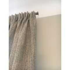 RIDEAU TOSCANE ECRU GRIS NOIR