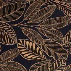 TISSU AU METRE YUCATAN NOIR FOND MARINE