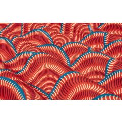 TISSU AU METRE FAIRY LIGHT FOND ROUGE PIMENT