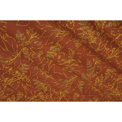 TISSU AU METRE CHRIS FOND BRIQUE