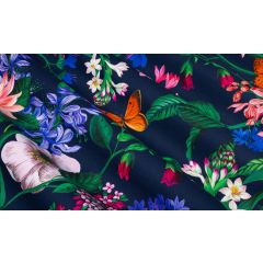 TISSU AU METRE MY WORLD FOND MARINE