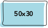 50 x 30 cm