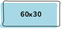60 x 30 cm