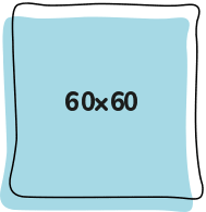 60 x 60 cm